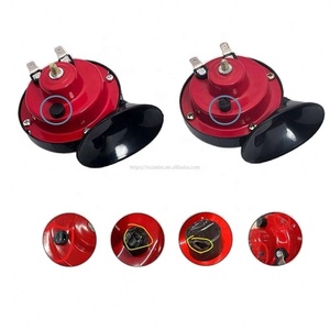 Bocina de agudos para motocicleta, silbato de 300DB, bocina eléctrica para coche a prueba de agua,/24V - Product Image 1