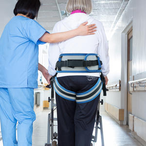 Coussin de transfert patient pliable personnalisé sangle d'aide à la mobilité en polyester ceinture de démarche d'allaitement ceinture de transfert médical robuste - Product Image 5