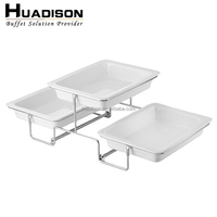 Équipement Huadison pour la Restauration, Présentoir Alimentaire à Niveaux Multiples, Supports et Rehausseurs de Buffet