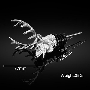 Usine existante moule animal 3D forme aérateur de vin verseur acier inoxydable animaux vin verseurs - Product Image 4