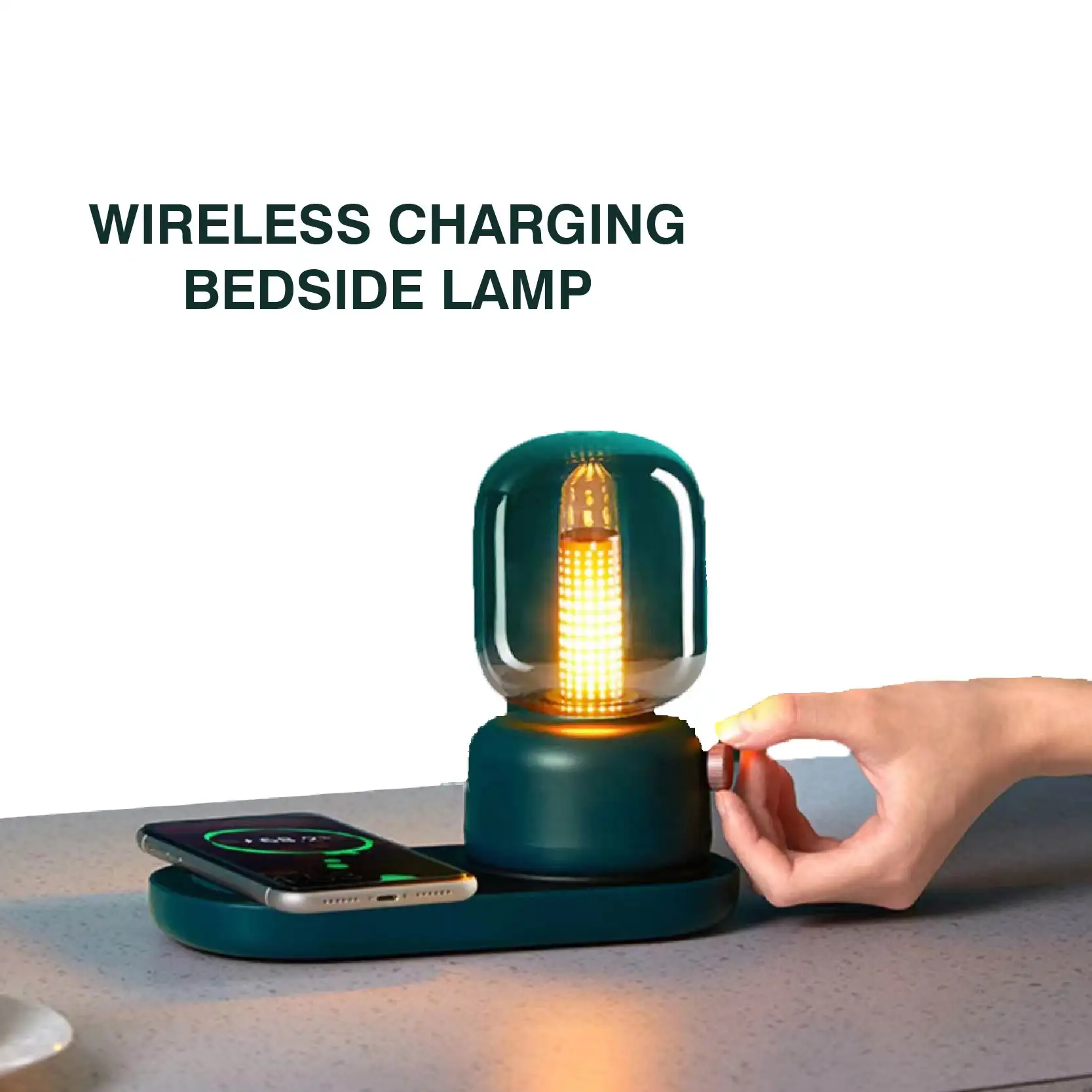 OEM/ODM Portable Rechargeable Led Lights 10W Quick Wireless Charging For Bedroom Bedside Lamp Fully Charged Can Be Used 1 Month