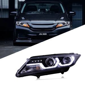 ไฟหน้าสำหรับ Honda CITY ปี 2015-2019 ชุดไฟหน้าแบบ Retrofit พร้อมไฟ LED <span class=keywords><strong>Daytime</strong></span> Running Light เลนส์ Bifocal ไฟซีนอน - Product Image 2