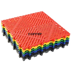 Carreaux de sol pour garage Carreaux de terrasse modernes carrés de 20mm en plastique antidérapant résistant à l'usure - Product Image 1