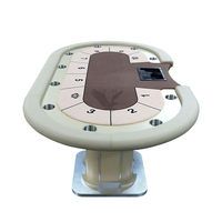YH Chine Poker Table Luxueux Mesa De Poker Professionnel Casino Table Texas Hold Em Poker Table