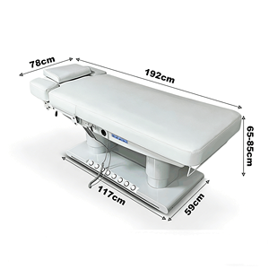 Table de massage professionnelle de luxe, esthétique, grand format, chauffée et réglable en hauteur - Product Image 6