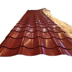 Tôles de toiture PPGI prélaquées, soudées, coupées, pliées, pour usage construction, marque North, grade DX51D, dureté moyenne. - Product Image 5