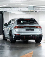 Kit carrosserie en fibre de carbone sèche ABT pour Audi RSQ8, diffuseur avant et spoiler en fibre de carbone RSQ8, accessoires ABT RSQ8, pare-chocs arrière