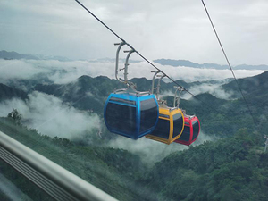 Funiculaires, télécabines, gondoles, systèmes de transport aérien DQ Brand, origine Shanxi, capacité de 500 kg pour passagers, système de tourisme et de ski - Product Image 5