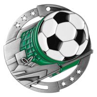 Neue VIP-Fußball-Goldmedaille mit 3D-Logo, Metallguss, Sport-Auszeichnung mit Band