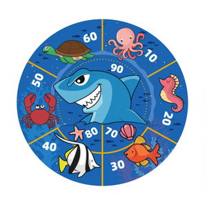 Teka-teki Dalam Ruangan Anak-anak Luar Ruangan Bola Lengket Sasaran Tembak Pot Bir 2 In 1 Senjata Mainan Hiu Kartun - Product Image 4