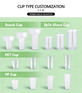 Gobelets en <span class=keywords><strong>plastique</strong></span> PET miniatures avec logo <span class=keywords><strong>personnalisé</strong></span> pour la restauration événementielle, service de commande en gros - Product Image 4