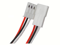 Kabel Terminal JST SYP1P2P3P Putih Berbahan PVC, Konektor Tunggal Jantan-Betina untuk Lampu LED, Mainan, Sambungan Baterai, Mesin