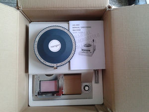 Fabrikada 68pc dışbükey karakter plastik kart kabartma makinesi PP kart embosser PVC kart kodlayıcı fiyat - Product Image 3