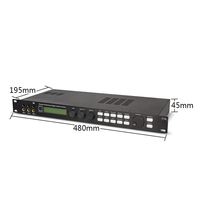Procesador de Audio Digital DSP X5 Profesional Berase para Karaoke con Preamplificador Digital de Efectos y Mezclador de Sonido con Software para PC para KTV