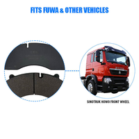 Nouvelles plaquettes de frein à disque pour camion WVA 29254 pour Faw Sinotruk Howo Hino Cascadia DAF Trailer, neuves, vente en gros, semi-métalliques/céramiques