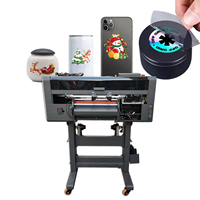 Petite imprimante UV A3 A1 tout-en-un, imprimante numérique UV DTF 30 cm, imprimante de transfert de film autocollant, imprimante de logo avec laminateur