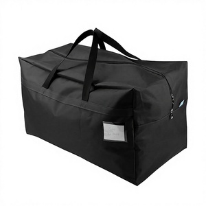 Ensemble de couettes pliables 80x55cm, design européen, noir, pour salon, avec rangement, en tissu Oxford 600D, imperméable, anti-poussière et écologique - Product Image 2