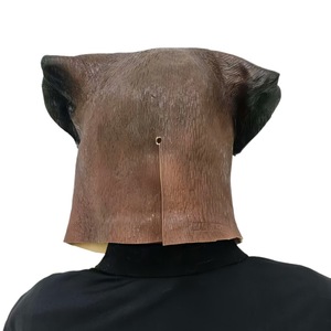 Maschera in lattice a forma di cane per adulti, divertente e spaventosa, per feste di Natale e Halloween, a copertura totale del viso - Product Image 2