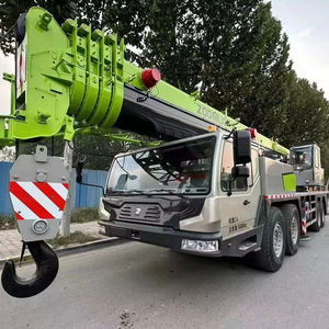 รถเครนติดรถบรรทุกมือสอง ZOOMLION ZTC800V ขนาด 80 ตัน รถเครนบูมยืดไสลด์แบบเคลื่อนที่ได้สำหรับขาย - Product Image 2