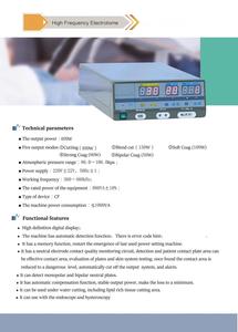 Couteau chirurgical électrique médical réutilisable, machine d'électrochirurgie diathermique - Product Image 5