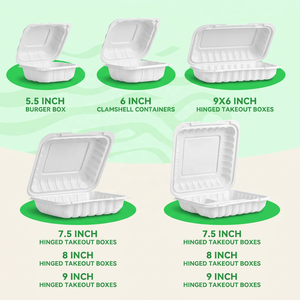 Contenedor <span class=keywords><strong>de</strong></span> Plástico para Alimentos <span class=keywords><strong>de</strong></span> 1 Compartimento para Pollo Frito, Envase para Llevar <span class=keywords><strong>con</strong></span> Tapa Abatible <span class=keywords><strong>de</strong></span> MFPP 9x9 <span class=keywords><strong>con</strong></span> Relleno Mineral - Product Image 2