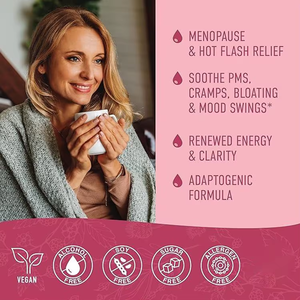 OEM Private Label PMS <b>Menopause</b> Liquid Extract Drops Women's Menstrual Pain Relief Female Hormone Balance Supplement - Product Image 2
