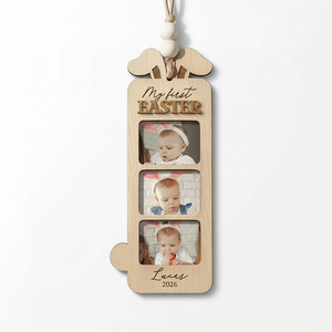 <strong>Personalised</strong> Father's Day Photo Frame Fathers Day Photo Magnet Birthday Gift Frame Custom Name <strong>Wooden</strong> <strong>Sign</strong> - Product Image 3