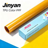 Film de protection de peinture PPF en TPU jaune chaud pour voiture, 7,5 mil, auto-réparant, anti-rayures, changement de couleur, 1,52 m x 15 m, garantie 5 ans