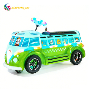 2026 Gran Venta Coche de Choque Infantil para Interiores con Monedas, Estilo Autobús, Nuevo Diseño, Máquina de Juego de Conducción - Product Image 4