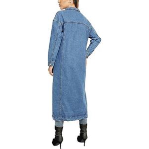 New Arrive Fashion Light Wash Women <b>Jean</b> <b>Jacket</b> Coat Cardigan Cape Long <b>Jean</b> <b>Jacket</b> <b>Ladies</b> Loose Long Sleeve Coat for Women - Product Image 6