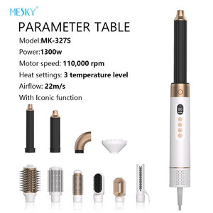 Máy tạo kiểu tóc MESKY New Style Airstyler 10 trong 1, máy sấy tóc điện, máy tạo phồng, bàn chải tạo kiểu bằng khí nóng, máy tạo kiểu một bước tích hợp ion, có hướng dẫn bằng tiếng Pháp - Product Image 2