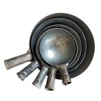 Cuillère écumoire en fer à manche en acier, grande pelle, nettoyeur de pot extérieur, dissolvant de boue d'égout, outil de terrassement, nettoyeur de fosse septique
