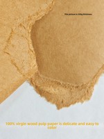 Papier kraft recyclable épaissi A4 A3, carton de couleur claire, couverture de reliure, papier à dessin, utilisation agricole, pâte chimique
