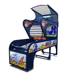 Jeux d'arcade d'intérieur Divertissement Machine de jeu d'arcade de basket-ball à pièces Console de jeu d'arcade de basket-ball pour enfants