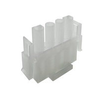 AMP MATE-N-LOK 1-480702-0 Connecteur 4 voies en laiton mâle/femelle avec boîtier en nylon 6,35 mm 600V 13A pour systèmes fil-circuit