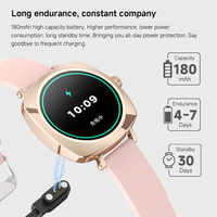 Reloj Inteligente con Pantalla AMOLED de 1.19 Pulgadas, Pantalla Táctil Completa, Llamadas, Funciones de Fitness, Larga Duración de Batería