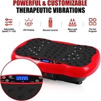 Plateforme vibrante de fitness avec bandes de résistance, appareil d'exercice vibrant pour la perte de poids et le fitness