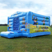 Château gonflable personnalisable en PVC 0,55 mm, sans plomb, non toxique, excellente flexibilité à basse température, garantie 3 ans