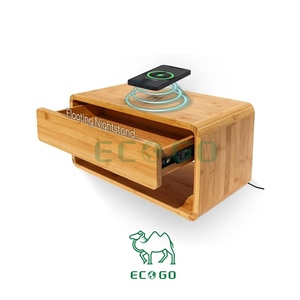 Mesita <span class=keywords><strong>de</strong></span> <span class=keywords><strong>noche</strong></span> <span class=keywords><strong>de</strong></span> bambú duradera flotante con cajón y estación <span class=keywords><strong>de</strong></span> carga inalámbrica Mesita <span class=keywords><strong>de</strong></span> <span class=keywords><strong>noche</strong></span> <span class=keywords><strong>de</strong></span> bambú Moso montada en la <span class=keywords><strong>pared</strong></span> - Product Image 3