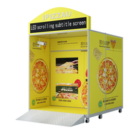 Distributeurs automatiques de pizzas entièrement automatiques pour la vente en extérieur, modèle 2026, pour la préparation rapide de repas en libre-service