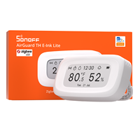 Capteur de température et d'humidité Zigbee SONOFF SNZB-02UL avec écran E-Ink de 2,9 pouces, rappel de données sur 6 heures, capteur externe intelligent TRV