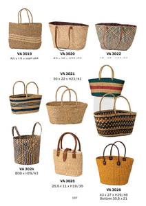 Sophisticated Vintage Water Hyacinth <b>Bag</b> Embroidered Flower Pattern Handwoven <b>Large</b> Capacity Purse for Global Fashion Retailers - Product Image 3