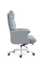 Chaise de bureau exécutive moderne épaisse JOHOOFURNITURE, dossier haut, cuir PU, hauteur réglable, base pivotante, grand siège, confortable
