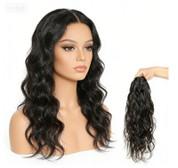 Nouvelle Collection Europe, Amérique & Afrique : Extensions de Cheveux Blondes à Pince, Cheveux Indiens Remy, Queue de Cheval, Marque LIANZHU, Longueur 8-30 pouces, 100g, Installation Facile