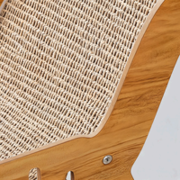 Grande Maison de Luxe en Bois pour Chat, avec Griffoir, Chaise Longue et Lit Canapé Moderne en Sisal, Protection de Meubles, pour Intérieur