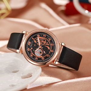 <span class=keywords><strong>Montre</strong></span> de mode pour femmes décontracté <span class=keywords><strong>kaki</strong></span> ceinture en cuir montres dames creux montres à Quartz soleil étoile lune horloge <span class=keywords><strong>Montre</strong></span> <span class=keywords><strong>Femme</strong></span> - Product Image 3