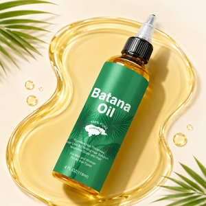 Huile de croissance capillaire pure de Batana en marque privée pour cheveux secs, abîmés et bouclés – Fabricant OEM en gros d'huile capillaire pure de Batana - Product Image 1