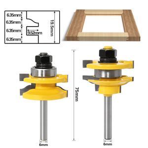 Roundover Cut Router Bits Carbide Tipped 1/2 In Shank Straight For Woodworking - Product Image 4