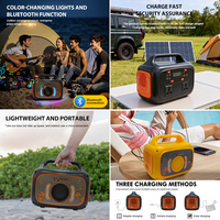 Station d'alimentation portable AORUITAI 192Wh, haute puissance, capacité 300W, batterie lithium-ion LifePO4 avec prise universelle