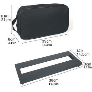Support pour pédale d'effets, mini pédalier d'effets pour <span class=keywords><strong>trompette</strong></span> ultraléger, pédalier d'effets pour guitare électrique monobloc. - Product Image 2